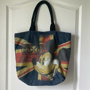 Disney Parks Origina Denim
Tote Bag with British Flag Walt Disney Collectible